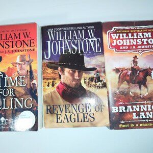 Lot of 3 Books Western/W. Johnstone/ Stand Alone/Paper Back-2 Good-1 Poor/Used